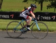 Tom in John Hinksman Memorial Circuit Race