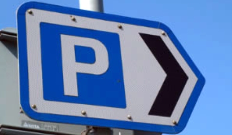 Car parking sign